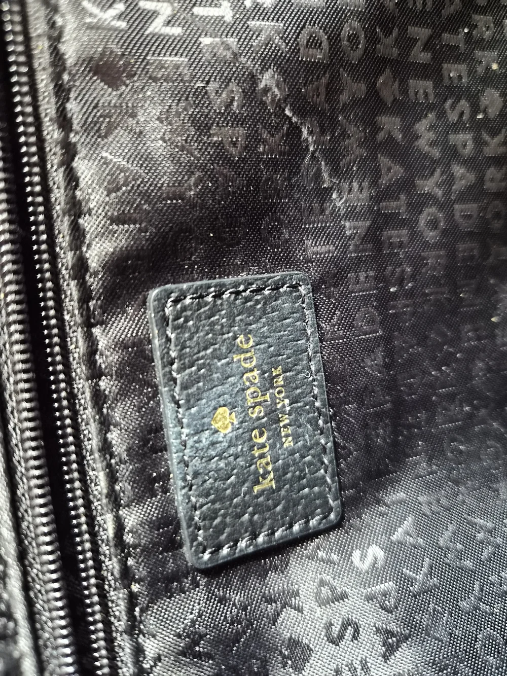 kate spade Two-Tone Black and White Dome Satchel